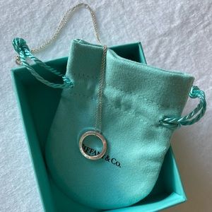 Tiffany & Co. 1837 Circle Pendant Necklace in Silver, Medium